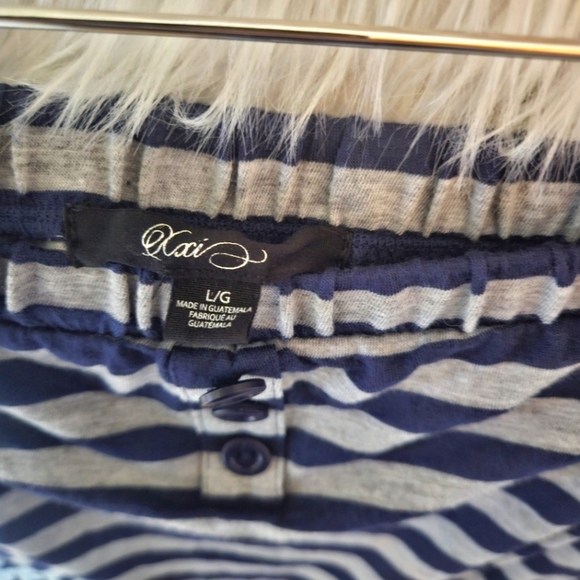 XXI Strapless Striped Jersey Romper - Picture 3 of 4